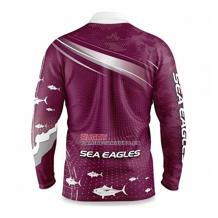 Camiseta NRL Manly Warringah Sea Eagles Rugby 2022 Fish Finder